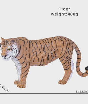 Realistische Wild Animal Speelgoed Set: Olifant, Leeuw, Cheetah, Tijger - Educatief Cadeau