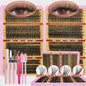 Fluffy Wimperextensie Kit: 720 Stuks Wimper Clusters & Tools voor een Volle Look
