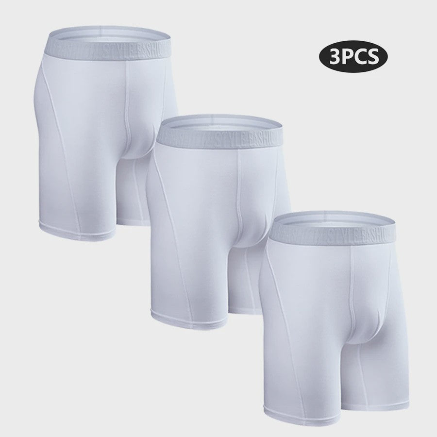 Set van 3 Heren Long Boxershorts - Comfortabel Katoen