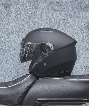 Motorhelm Heren Dames Universeel Vier Seizoenen Dubbel Vizier
