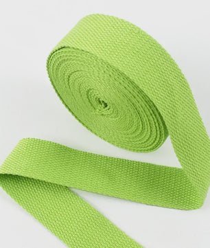 4 Meter Katoenen Band - 1.3mm Dikke Webbing voor Tassen, Riemen & DIY Projecten (20-50mm Breed)