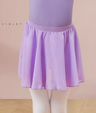 18 Colours Ballet Skirt Girls Toddler Kids Dance Chiffon Skirt Elastic Waist Short Dance Skirt for Girls Tutu Skirt for Ballet