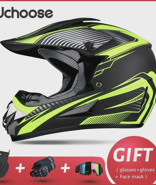 Professionele Off-road Motorhelm voor Volwassenen & Kinderen - Inclusief Gratis Gift Set