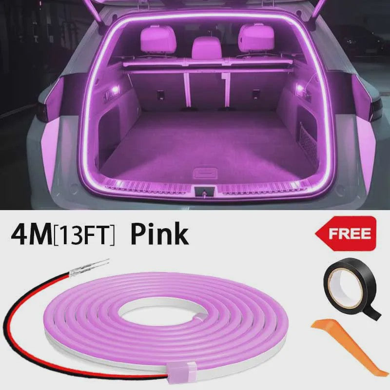 Automatisch Sensende Kofferbak LED Strip - Sfeerverlichting met Draadloze Installatie