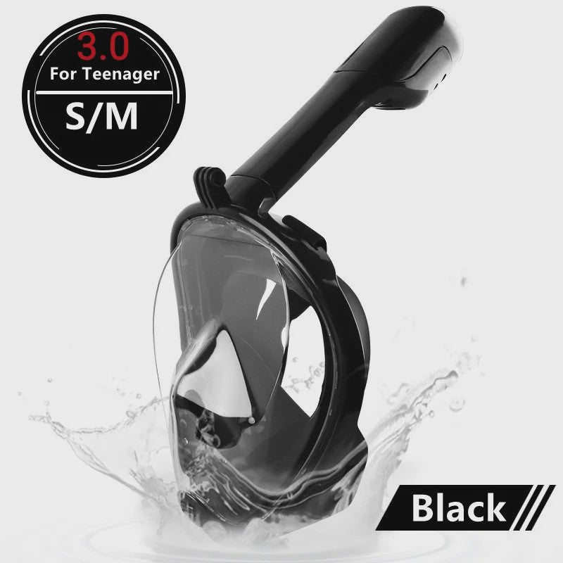 Full Face Duikmasker met Anti-Fog - Snorkelen & Duiken voor Volwassenen & Kinderen