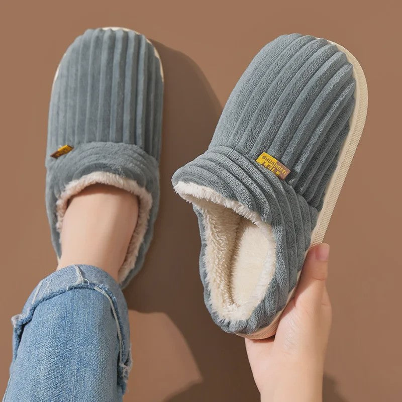 Herenslippers Winter Laarzen - Zachte Pluche & Katoen, Warm & Comfortabel voor Binnen