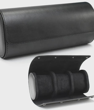 Luxe Leren Horlogerolle – Opvouwbare Opbergdoos voor 1, 2 of 3 Horloges