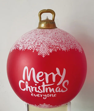 Opblaasbare Kerstbal 60cm - Grote Decoratie voor Buiten & Kerstboom