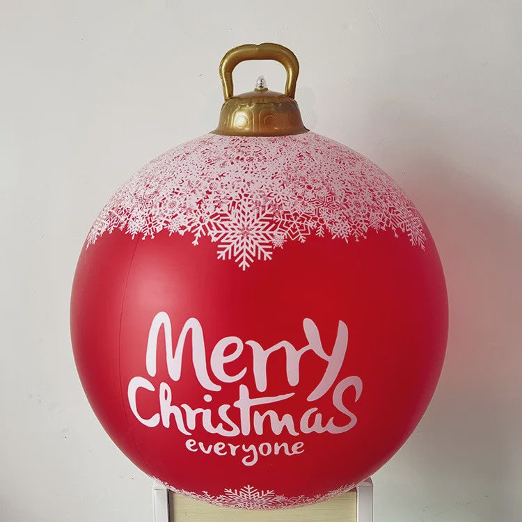 Opblaasbare Kerstbal 60cm - Grote Decoratie voor Buiten & Kerstboom