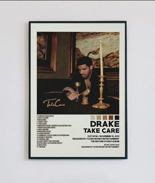Drake Album Cover Posters - Canvas Muurdecoratie