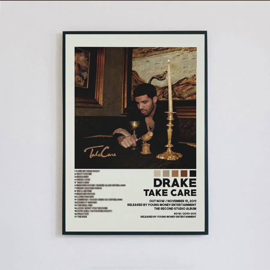 Drake Album Cover Posters - Canvas Muurdecoratie