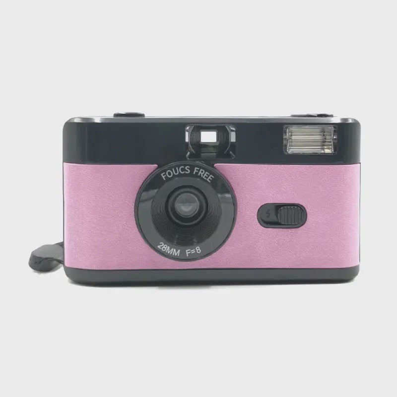 Retro 35mm Filmcamera met Ingebouwde Flits - Herbruikbaar en Stijlvol