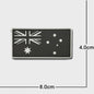 3D PVC Vlag Patches - Rubberen Militaire Emblemen met Klittenband