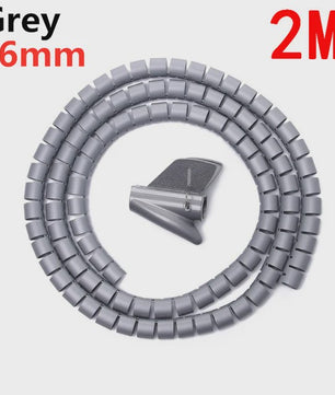 Flexibele Kabel Organizer Spiraal Beschermer - 2M/1M Lengte, 10mm/16mm Diameter