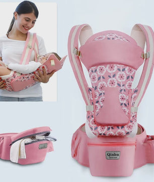 Ergonomische Baby Draagzak met Heupzitje - Multifunctioneel & Comfortabel