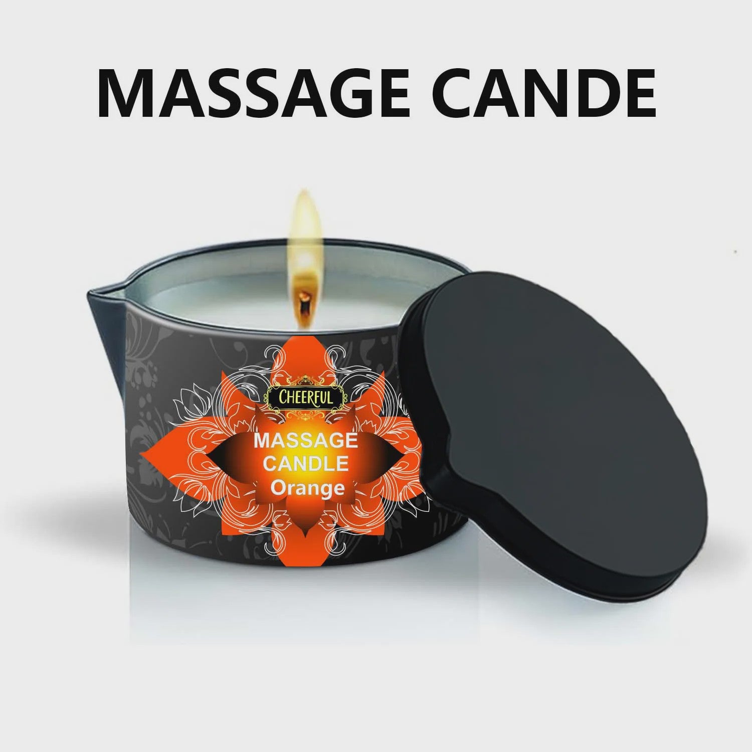Luxe Massage Olie Kaars - Aromatherapie voor Ontspanning & Huidverzorging