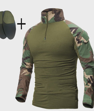 Tactisch Camouflage Uniform Set: Cargo Broek & Shirt voor Heren