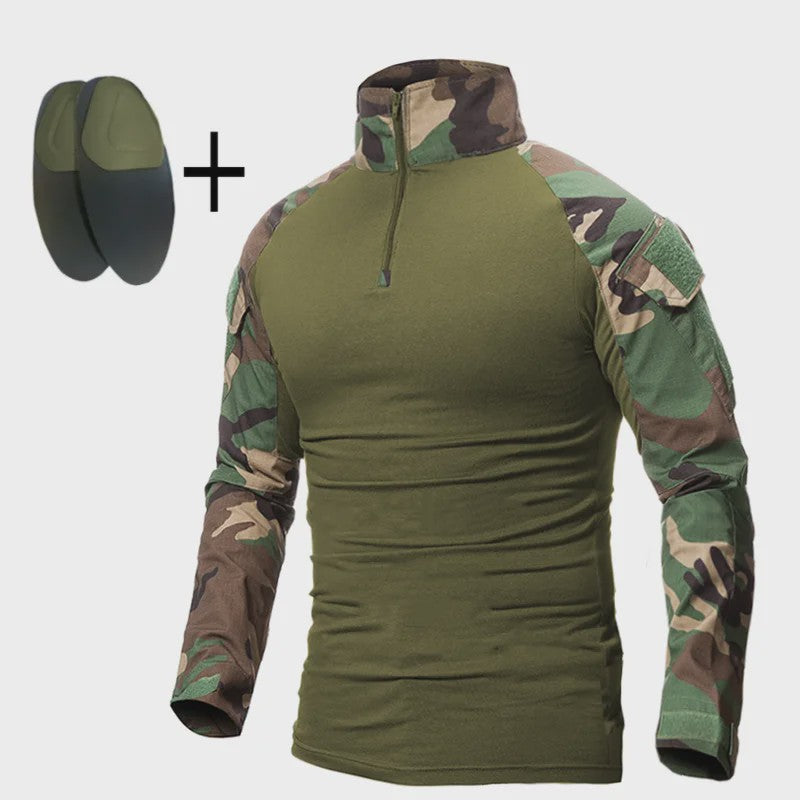 Tactisch Camouflage Uniform Set: Cargo Broek & Shirt voor Heren