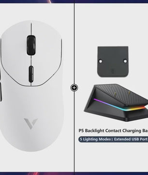 Rapoo VT2 Wireless Gaming Muis - 8K Polling Rate, 26000 DPI, Ultralicht (53g) & Lange Batterijduur