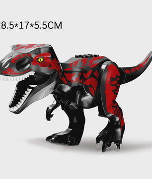 Grote Bouwblok Dinosaurus Speelgoed - Indominus Rex & Tyrannosaurus Rex Modellen