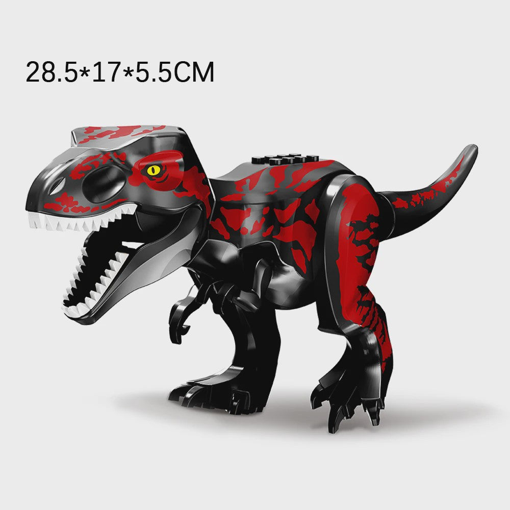 Grote Bouwblok Dinosaurus Speelgoed - Indominus Rex & Tyrannosaurus Rex Modellen