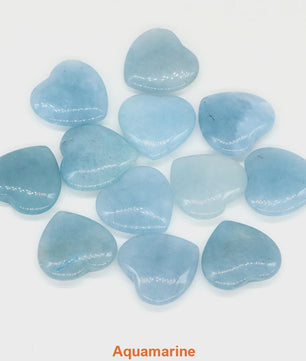 Natuurlijke Hartvormige Kristalstenen (20mm) - Amethist, Edelsteen voor DIY & Decoratie