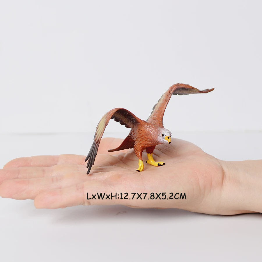 Realistische Roofvogel Figuren Set: Adelaar, Gier & Secretarisvogel - Educatief Speelgoed