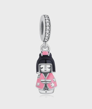 925 Sterling Zilveren Bedel Lucky Cat - Chinees Nieuwjaar & Japanse Stijl Hanger voor Dames Armbanden & Kettingen
