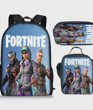 Fortnite Schooltas Set: Rugzak, Pennenhouder & Lunchtas voor Kinderen