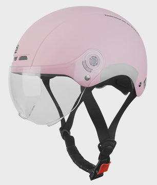 PEMILA Fietshelm Volwassenen met Vizier, Oorbescherming & Reflectie - Veilig & Comfortabel