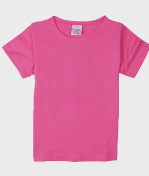 Kinder T-shirt Korte Mouw Katoen Zomer - Jongens & Meisjes (1-14 Jaar)
