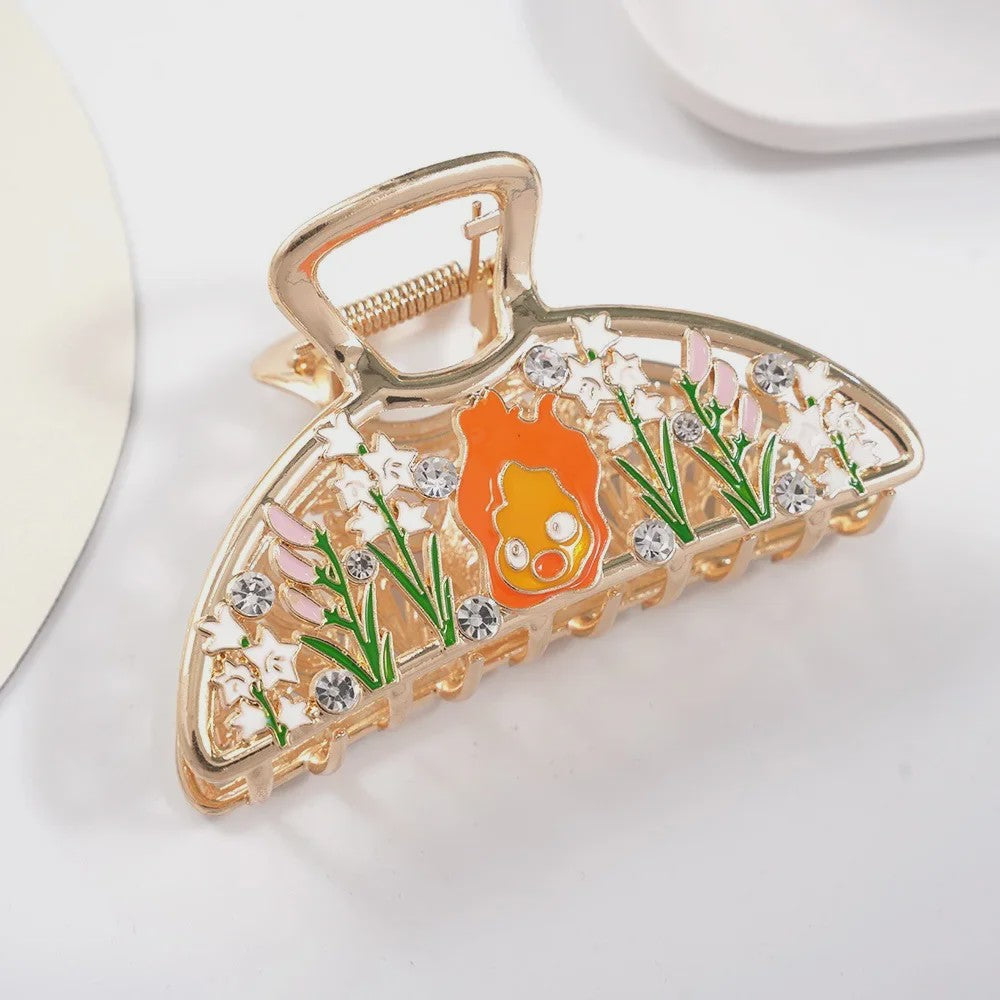 Unieke Haarclip Klauw met Schattige Cartoon & Draak Designs - Grote Formaat
