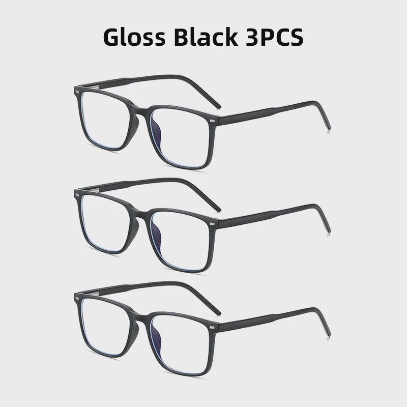 VIVIBEE Klassieke Blauw Licht Blokkerende Bril voor Heren - TR90 Frame, Anti-Ray, Computer & Gaming