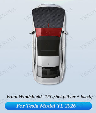 Set Zonneschermen voor Tesla Model 3/Y (2017-2025) - Privacy & UV Bescherming