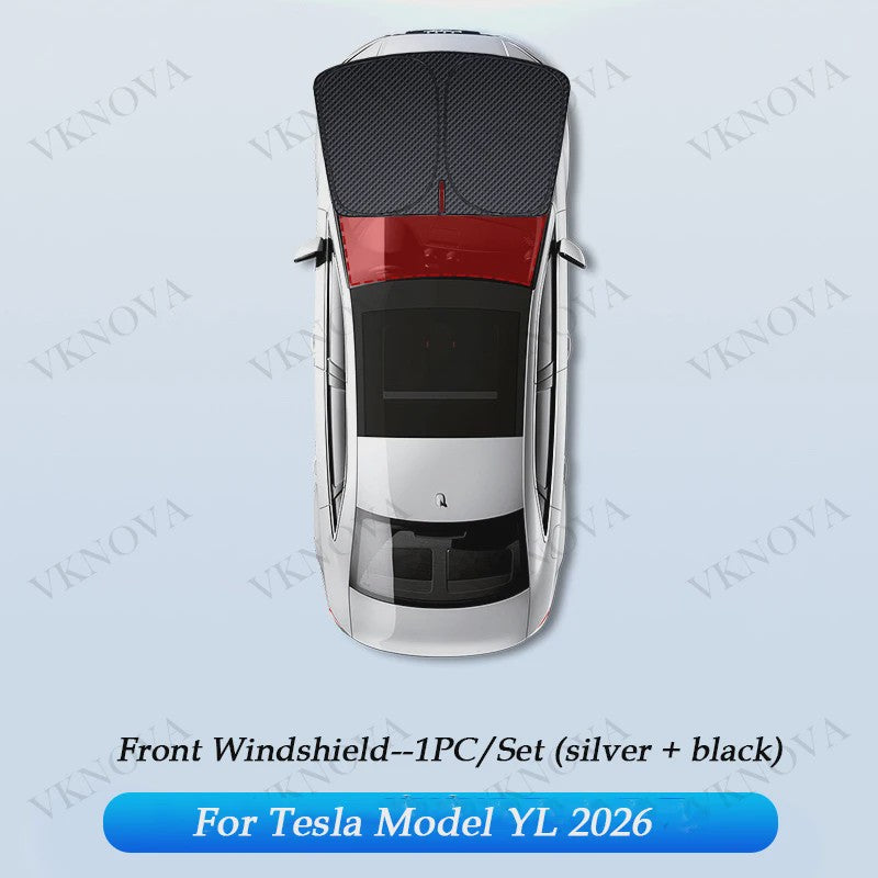 Set Zonneschermen voor Tesla Model 3/Y (2017-2025) - Privacy & UV Bescherming