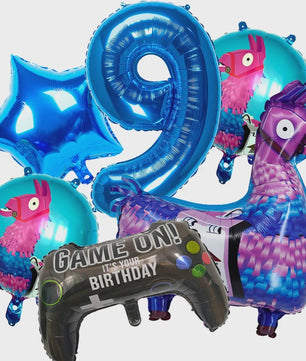 Feestdecoratie Fortnite & Llama Thema - Verjaardag, Babyborrel & Kinderfeest