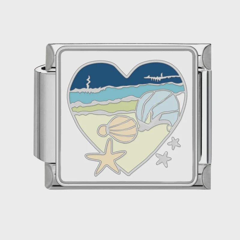 Zee Dieren Charms voor Italiaanse Bedelarmbanden - Sterrenvis, Kwal, Schelp & Walvis - DIY Sieraden Maken