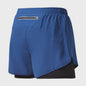 Heren Sportshorts Dubbellaags - Sneldrogend & Comfortabel voor Fitness en Hardlopen
