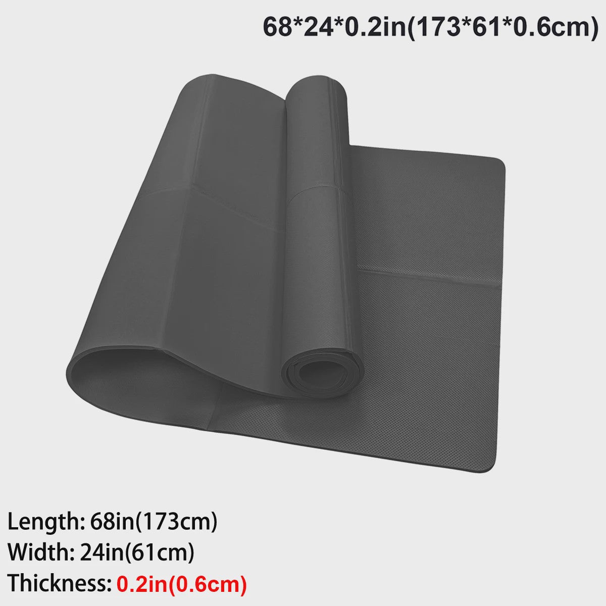 Opvouwbare Yogamat van EVA - Eco-vriendelijk, Draagbaar & Antislip voor Yoga, Pilates & Fitness - Diverse Diktes (3/4/6mm)