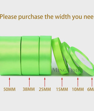 Satijnen Lint 22 Meter - Diverse Breedtes (6mm t/m 50mm) voor Decoratie & Knutselen