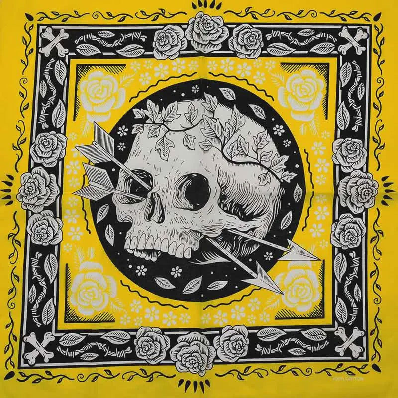 Skull Bandana Katoen - Hip Hop Stijl Hoofddoek & Accessoire