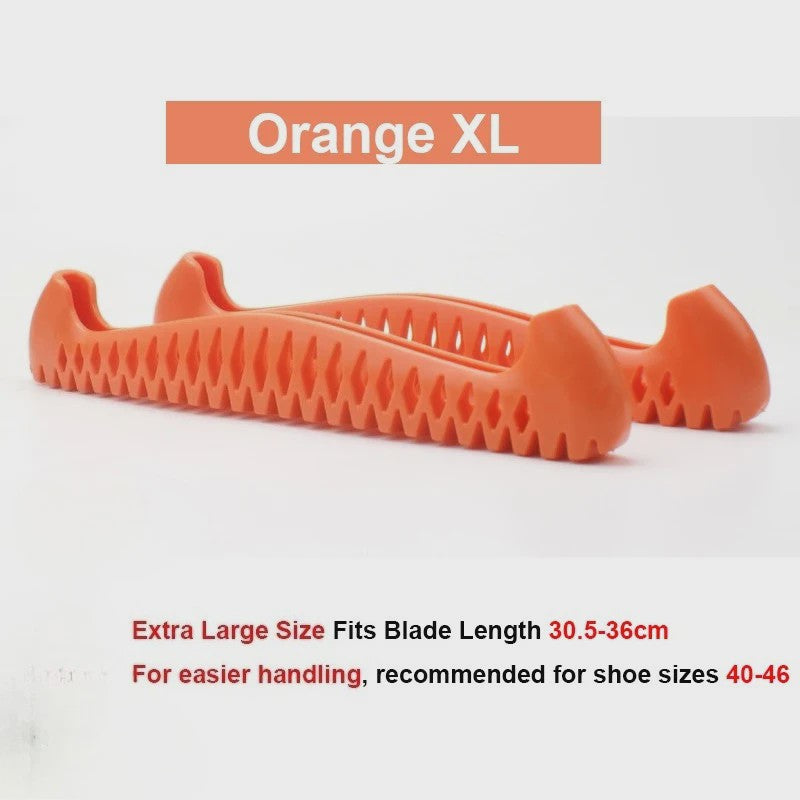 Verstelbare Schaats Blade Covers (S/L/XL) - TPU Bescherming voor IJshockey en Kunstschaatsen