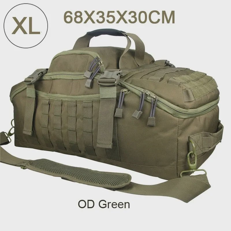 LQARMY Tactische Rugzak 45L/80L - Molle Systeem, Waterafstotend, Ideaal voor Camping, Reizen & Sport