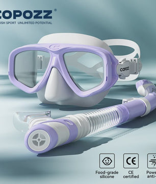 COPOZZ Professioneel Duikmasker & Snorkelset - Anti-condens, Gehard Glas