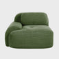 Moderne Corduroy Fauteuil Zonder Armleuningen met Kussen - SediaXL