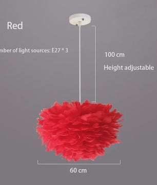 Nordic Veer Plafondlamp - Sfeervolle LED Hanglamp voor Woonkamer, Slaapkamer & Eetkamer