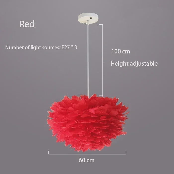 Nordic Veer Plafondlamp - Sfeervolle LED Hanglamp voor Woonkamer, Slaapkamer & Eetkamer