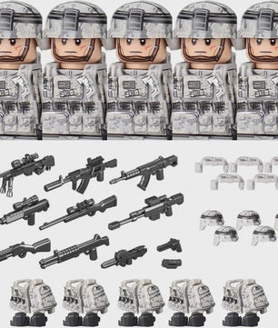 Bouwstenen Militaire Special Forces Commando Figuren met Wapens