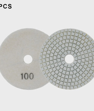 4-Inch Diamant Polijstschijven Set (30-10000 Grit) voor Nat/Droog Gebruik - Steen, Beton, Marmer