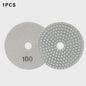 4-Inch Diamant Polijstschijven Set (30-10000 Grit) voor Nat/Droog Gebruik - Steen, Beton, Marmer